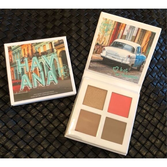 BH COSMETICS - NWT - Set of 2 Hot in Havana Face Quad. So Cute & Versatile & NWT - Picture 8 of 16